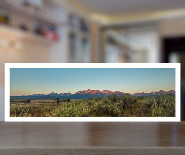 36"x12" Panoramic Fine Art Print: "Sunrise in Stanley, Idaho" - Image 3