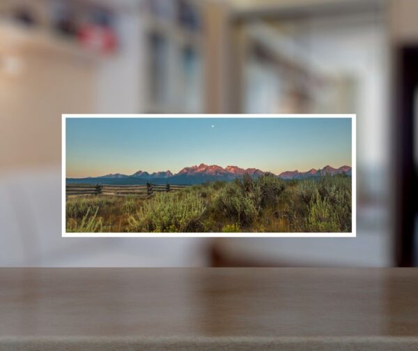 24"x10" Panoramic Fine Art Print: "Sunrise in Stanley, Idaho" - Image 2