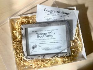 gift certificate for photography workshop in connecticut